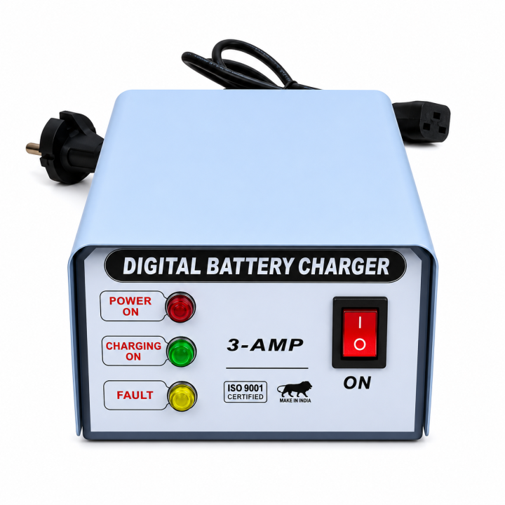Heavy Duty 12V 3A Digital Battery Charger for Agricultural Sprayers and Spray Pumps – thumb