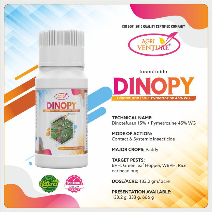 AgriVenture Dinopy Dinotefuran 15% + Pymetrozine 45% WG Insecticide – thumb