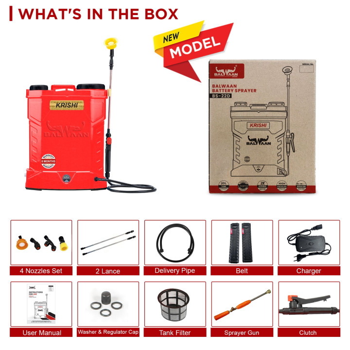 Balwaan BS-22D Battery Sprayer – thumb
