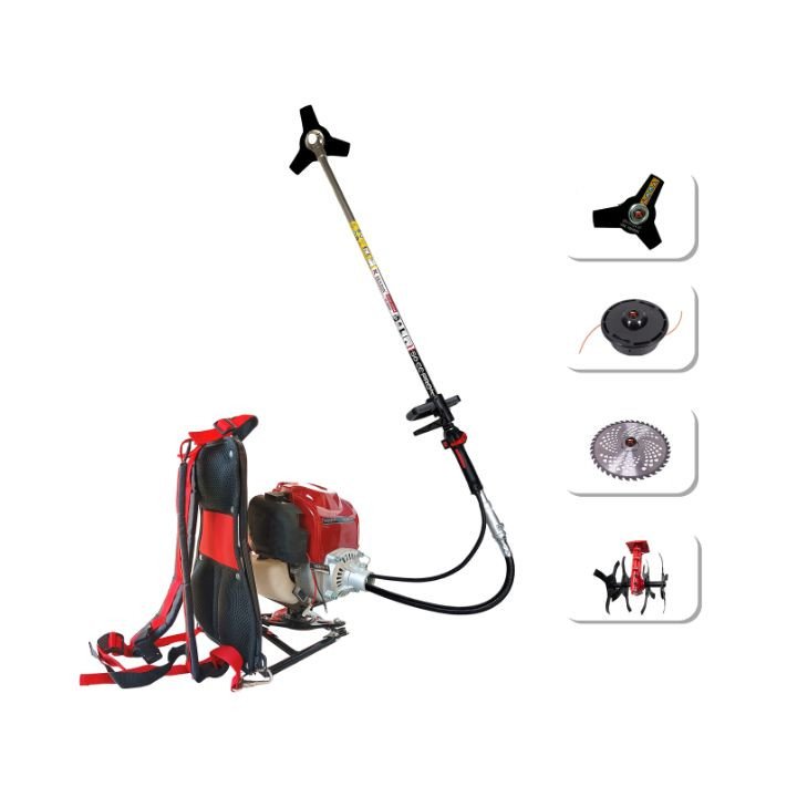 Fenton Krishi 35cc Back Pack Brush Cutter With Tiller (4in1)