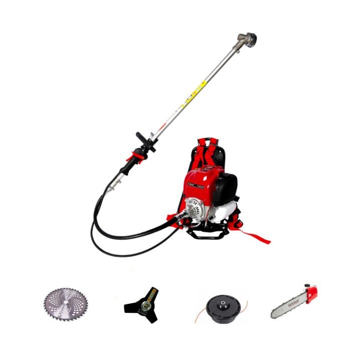 Fenton Krishi 50cc Back Pack Brush Cutter With Chainsaw (4in1)