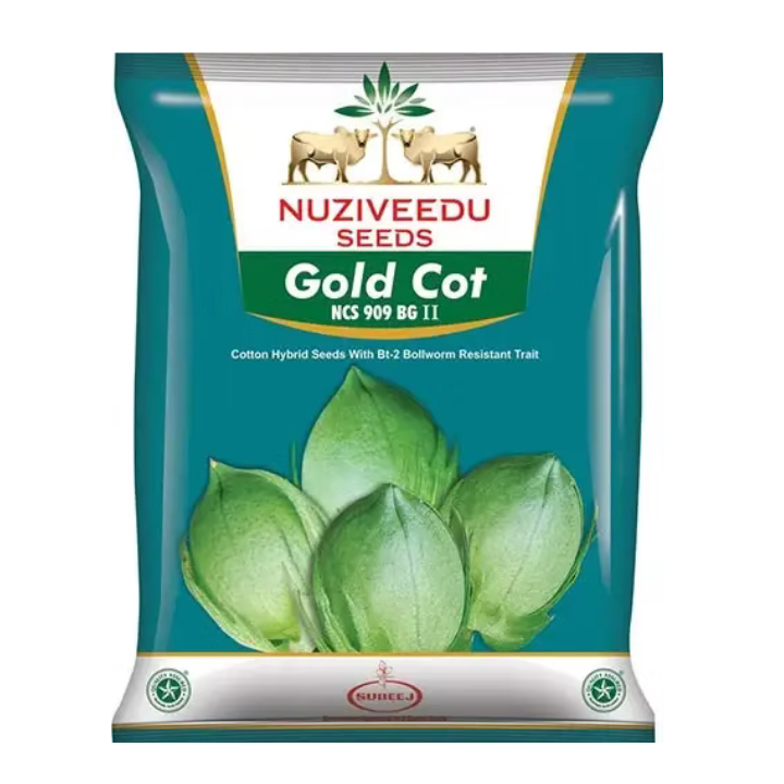 Nuziveedu Seeds Gold Cot NCS-909 BG-II Hybrid Cotton Seeds