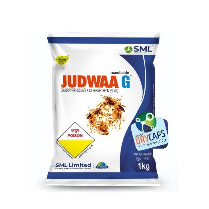 SML Judwaa G Insecticide – Chlorpyrifos 50% + Cypermethrin 5% WDG