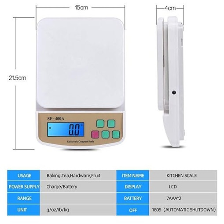 Multipurpose Portable Digital Weighing Machine 1g to 10kg – thumb