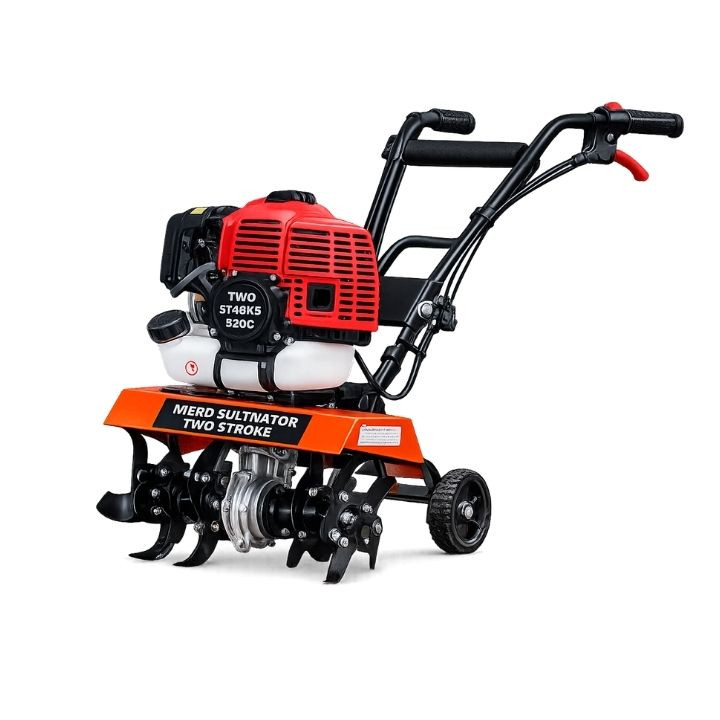 Micro Cultivator Two Stroke 52cc Petrol Tiller for Farm and Garden Use
