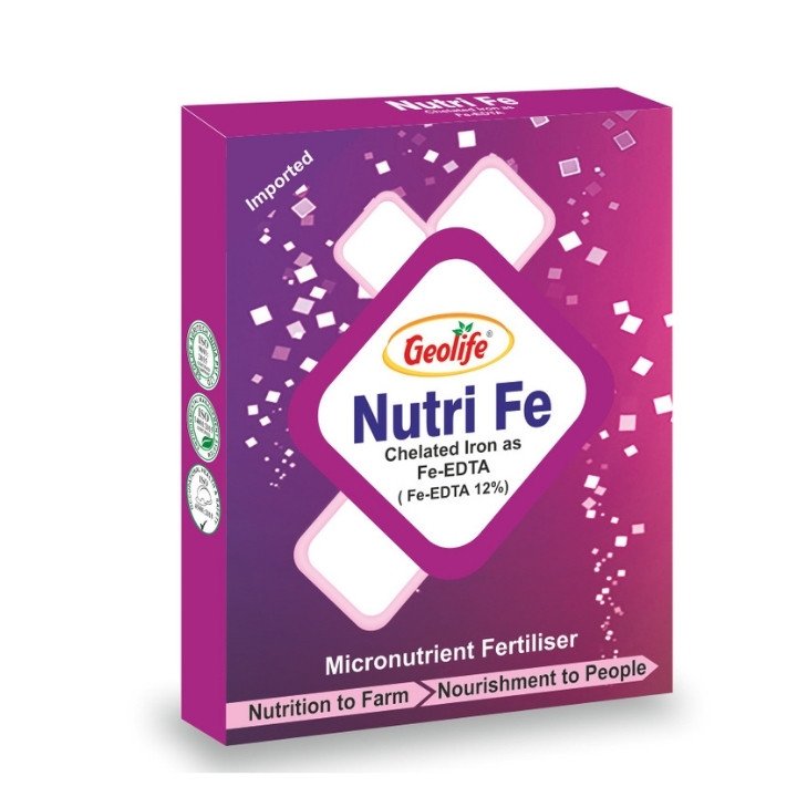 Geolife Nutri Fe - Chelated Iron EDTA 12% Micronutrient Fertilizer