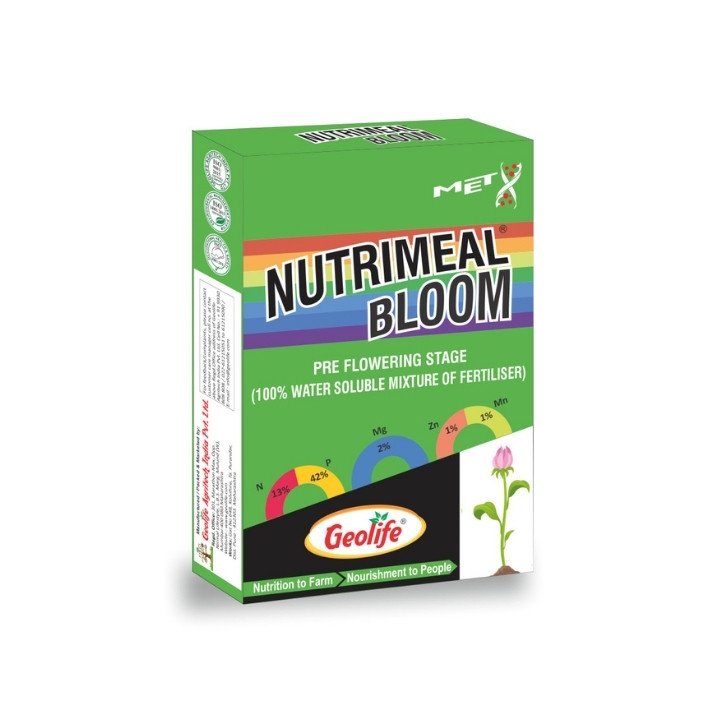 Geolife Nutrimeal Bloom Water-Soluble Fertiliser for Pre-Flowering Stage