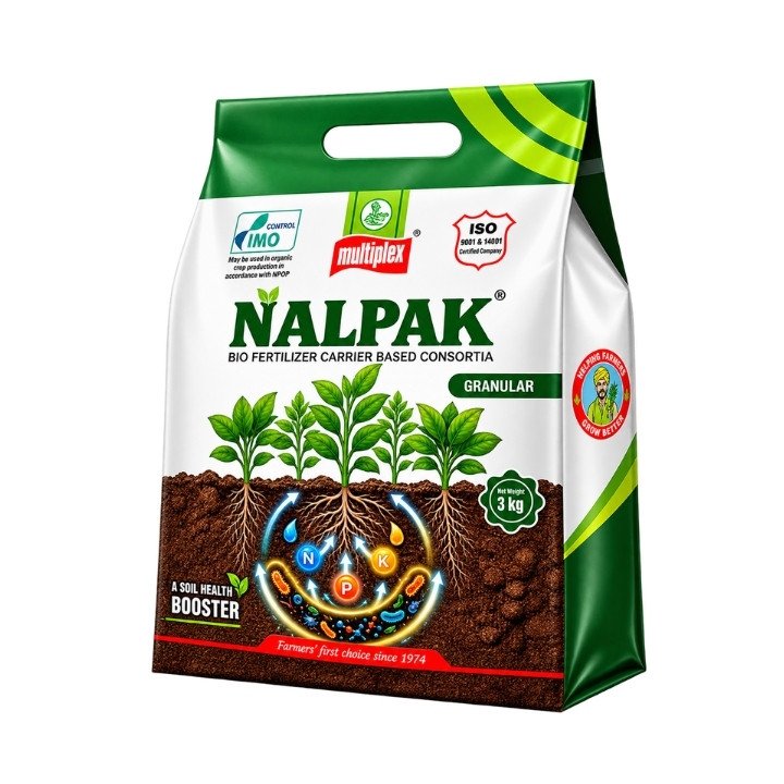 Multiplex Nalpak NPK Bacterial Consortium Biofertilizer – Granular