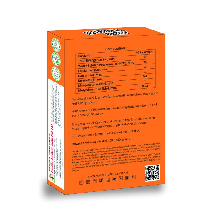 Geolife Nutrimeal Berry Water-Soluble Fertiliser for Post-Flowering Stage – thumb