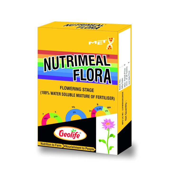 Geolife Nutrimeal Flora Water-Soluble Fertiliser for Flowering Stage – thumb