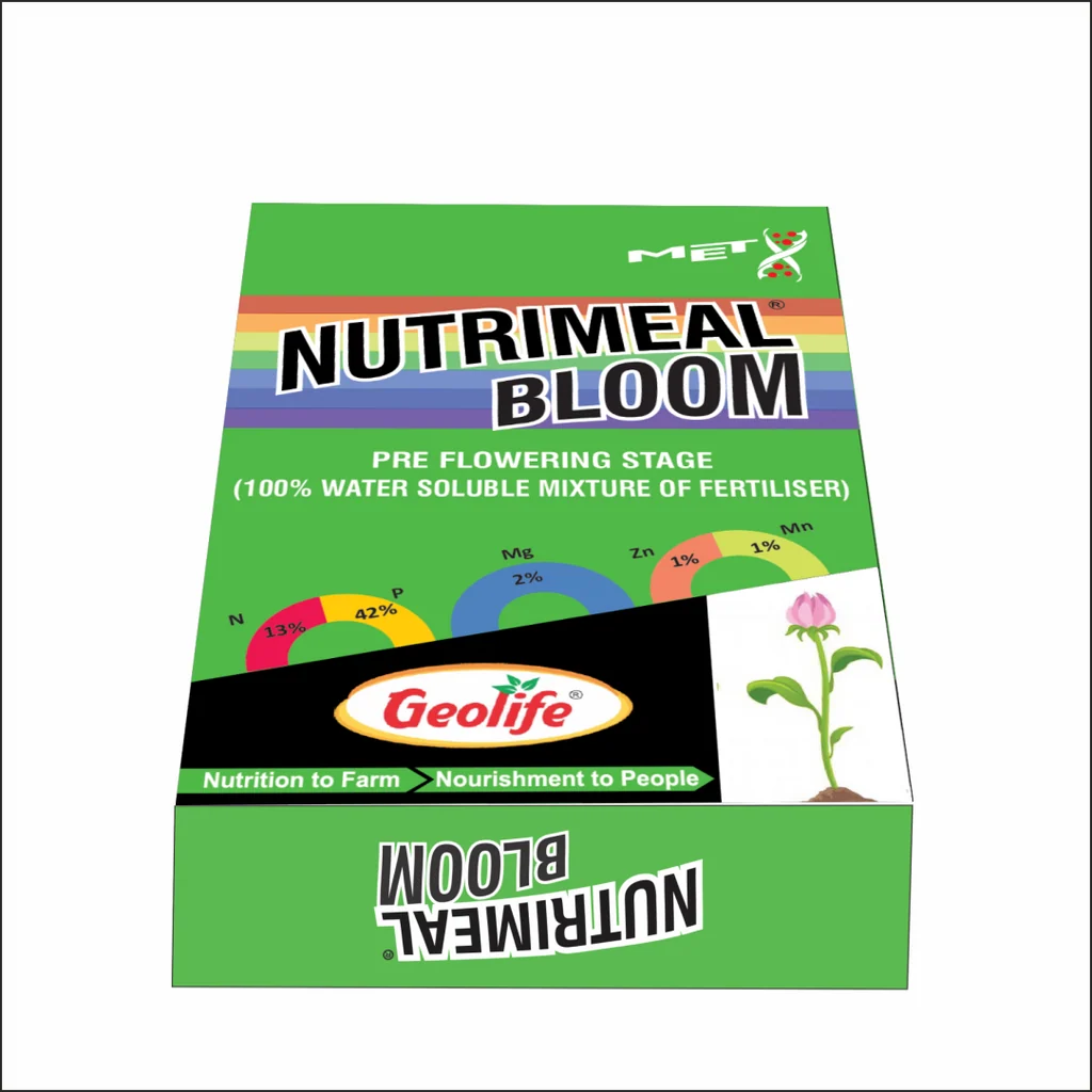 Geolife Nutrimeal Bloom Water-Soluble Fertiliser for Pre-Flowering Stage – thumb