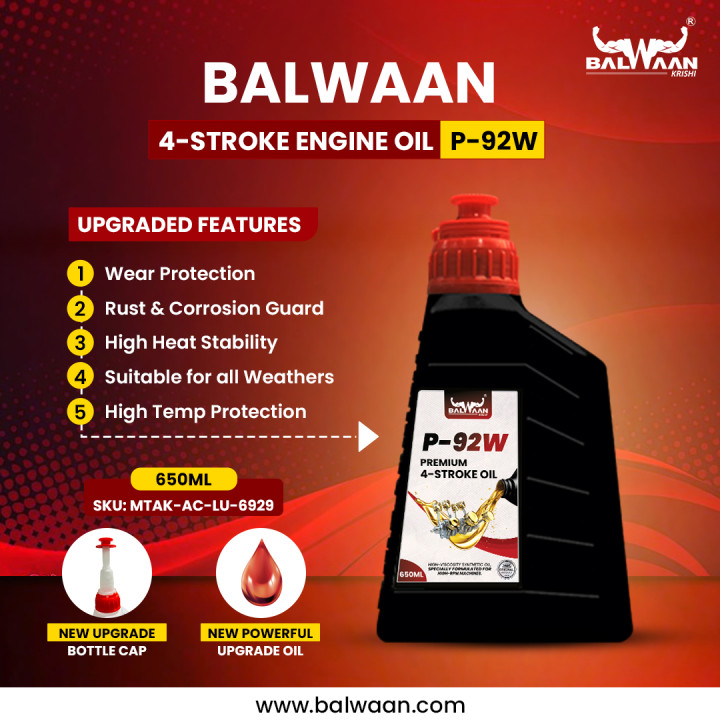Balwaan 4 Stroke Oil P-92W - 650 ml