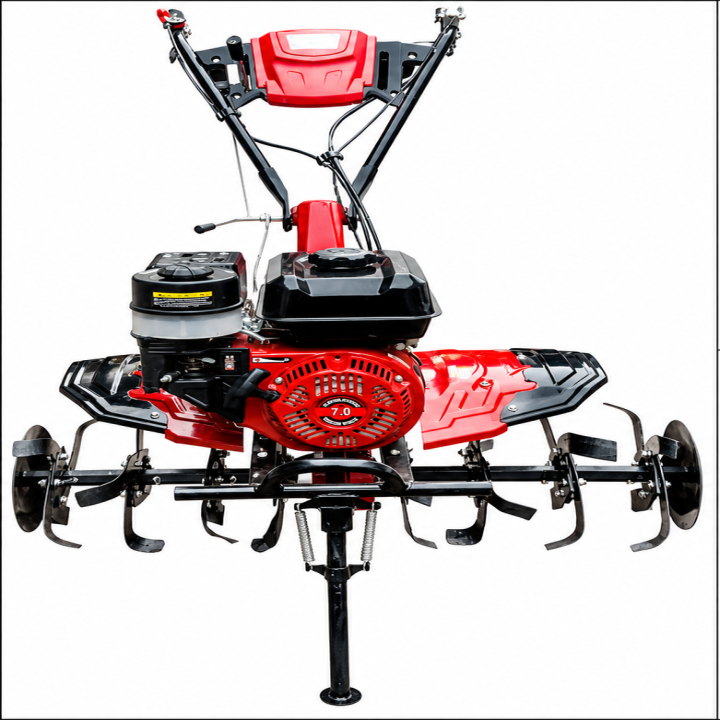 Power Tiller 7HP Self Start Petrol Mini Tiller