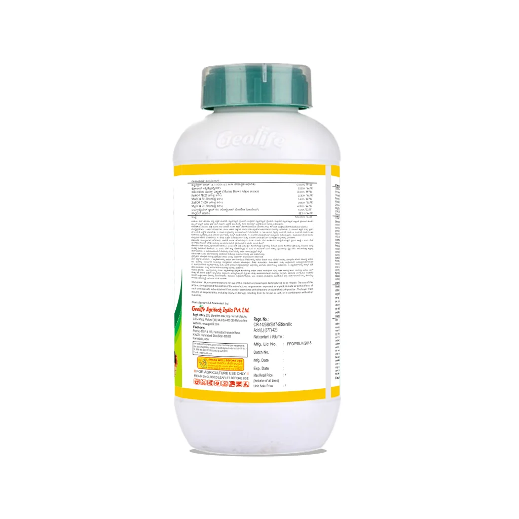 Geolife Plus GA Gibberellic Acid 0.001% L Plant Growth Regulator – thumb