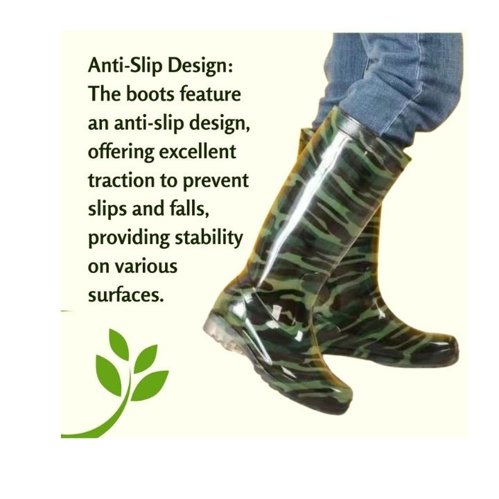 Radhe Gum Boot for Men Flexible PVC Safety Boot – thumb