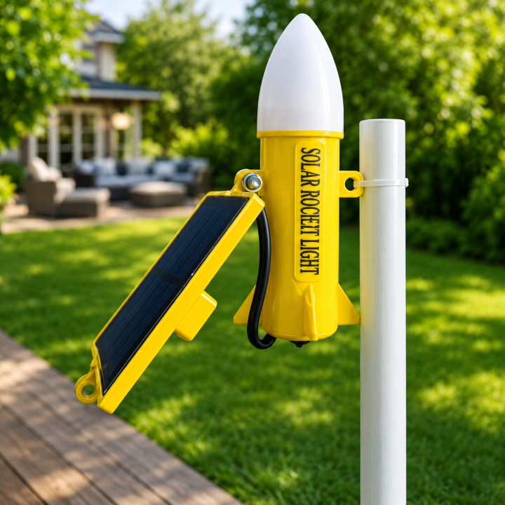 Solar Rocket Light for Garden, Farm and Outdoor Use