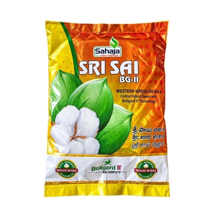 Sahaja Sri Sai BG-II Western Nirogi-108 Hybrid Cotton Seeds