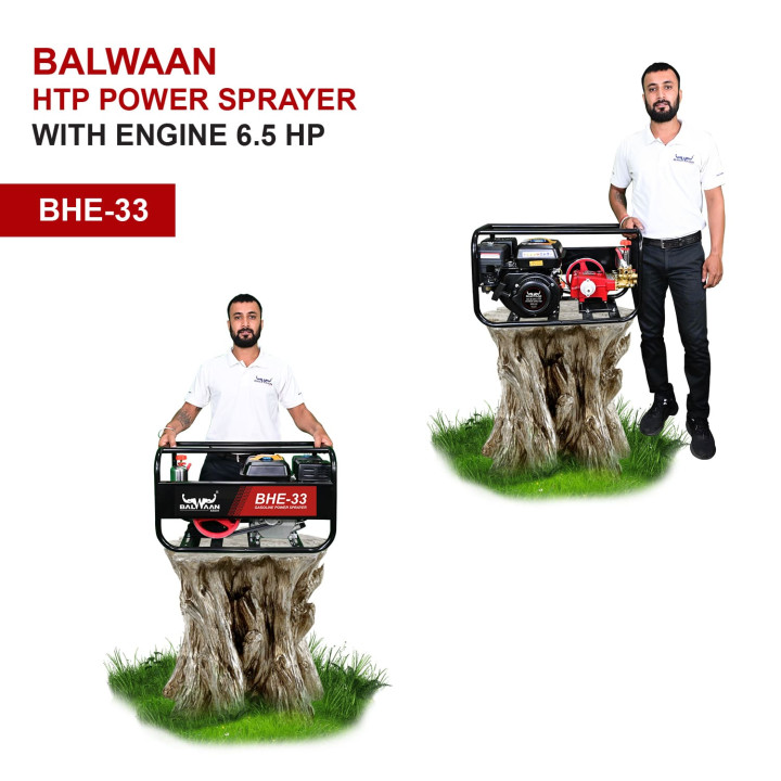 Balwaan BHE-33 HTP Sprayer Pump with 6.5HP Engine – thumb