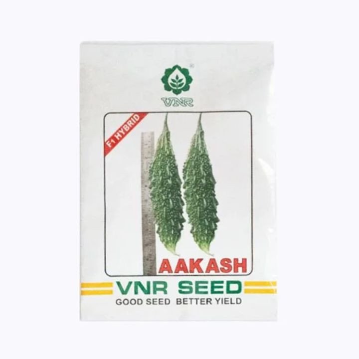 Main Akash Buy VNR Akash F1 Hybrid Bitter Gourd Seeds – Dark Green, High Yield