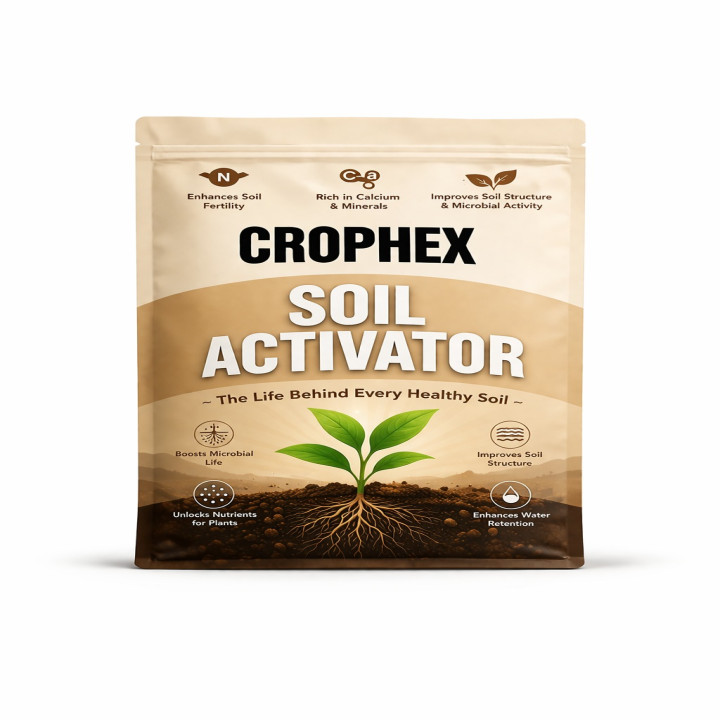 Crophex Soil Activator for Improved Soil Health and Higher Yield
