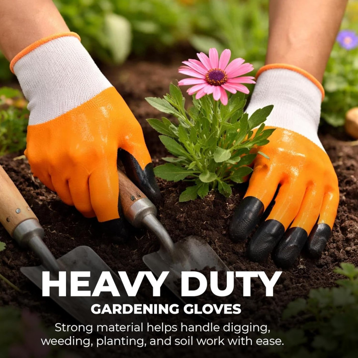 Dian Thorn Proof Nitrile Coated Gardening Gloves for Men & Women – thumb