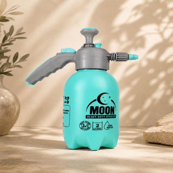Herms Moon Heavy Duty 2L Manual Pressure Sprayer with Adjustable Nozzle