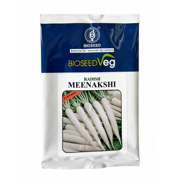 Bioseed Veg Meenakshi F1 Hybrid Radish Seeds