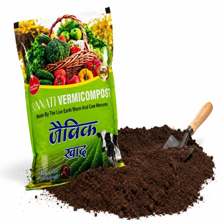 Unnati Organic Earthworm Vermicompost Organic Fertilizer – thumb