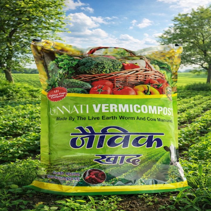 Unnati Organic Earthworm Vermicompost Organic Fertilizer – thumb