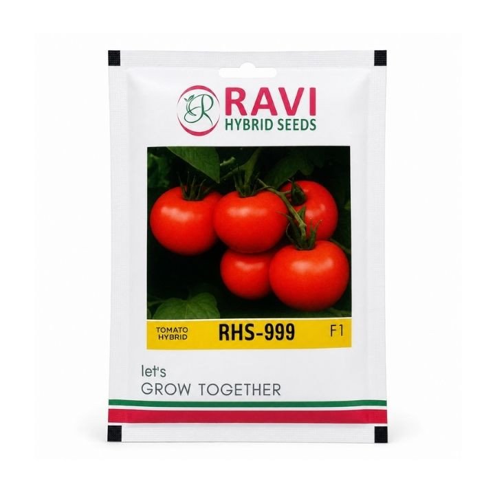 Ravi Hybrid Seeds RHS-999 F1 Hybrid Tomato Seeds