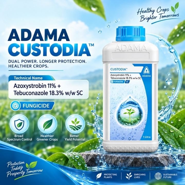 Adama Custodia Fungicide - Azoxystrobin 11% + Tebuconazole 18.3% w/w SC - image 5 of 5