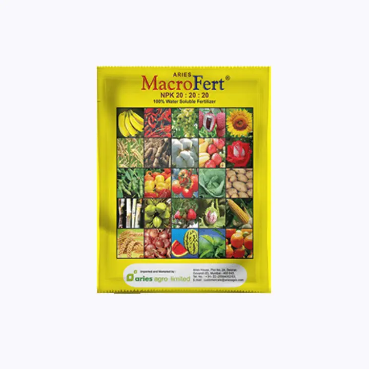 Aries Macrofert Npk 20:20:20 Water Soluble Fertilizer
