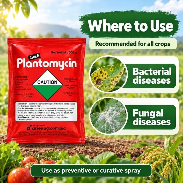 Aries Plantomycin Fungicide Bio-Organic Antibiotic for Plants
