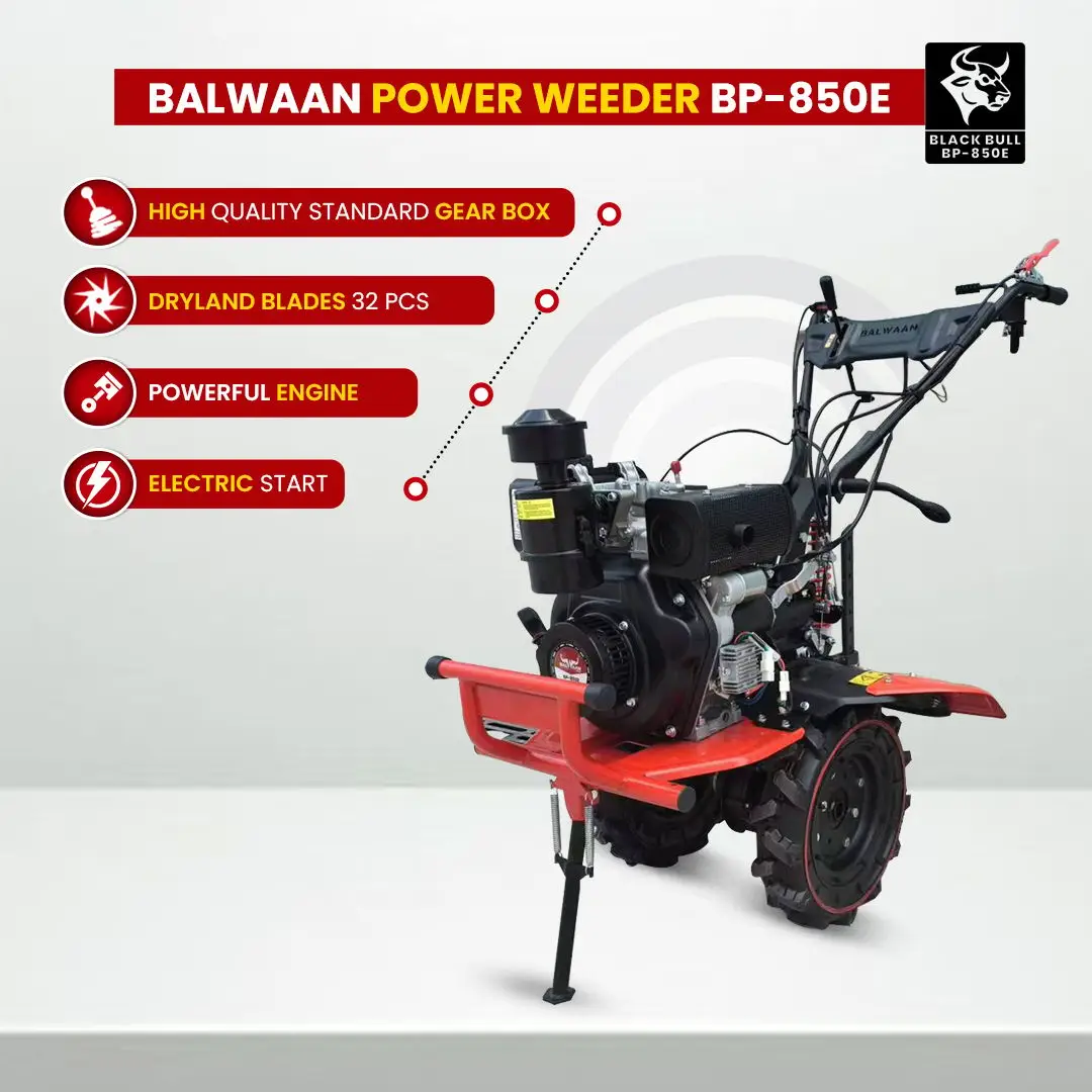 Balwaan BP 850e Power Weeder - (Electric Start) (Diesel)