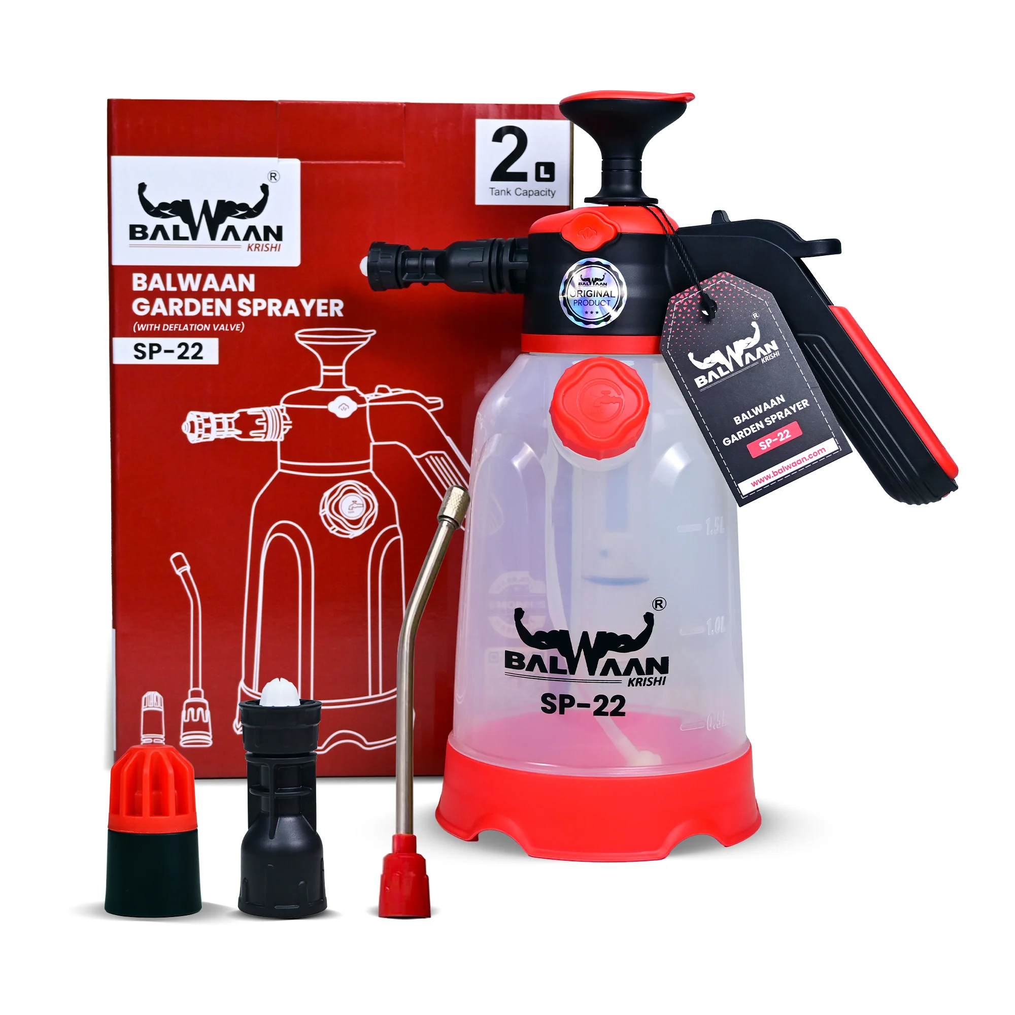 Balwaan Manual Sprayer With Measuring Cap 3in1 ( 2 L ) SP-22 – thumb