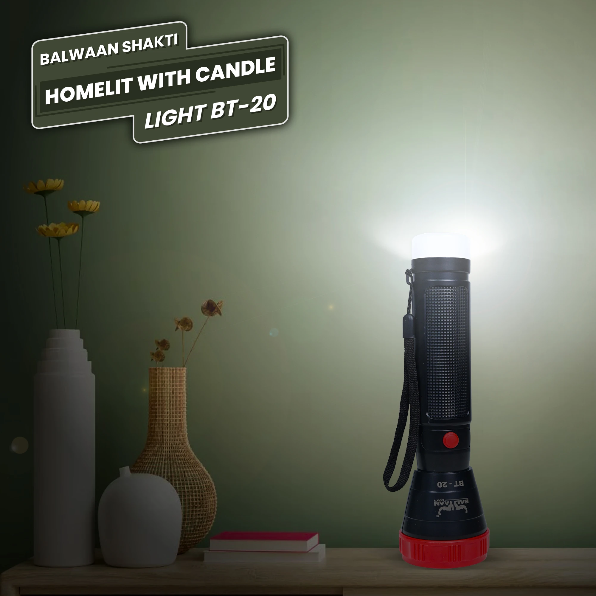 Balwaan Shakti Homelit with Candle Light BT-20 – thumb