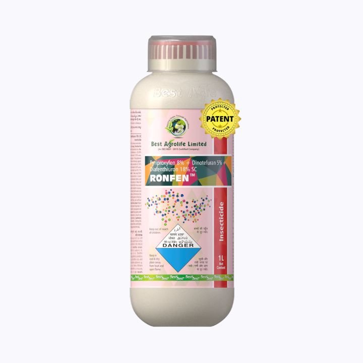 Best Agrolife Ronfen Pyriproxyfen 8% + Dinotefuran 5% + Diafenthiuron 18% SC Insecticide