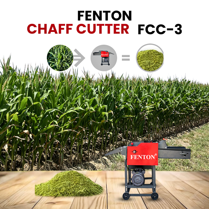 Fenton FCC Chaff Cutter 3 HP Electric Heavy Duty Machine – thumb