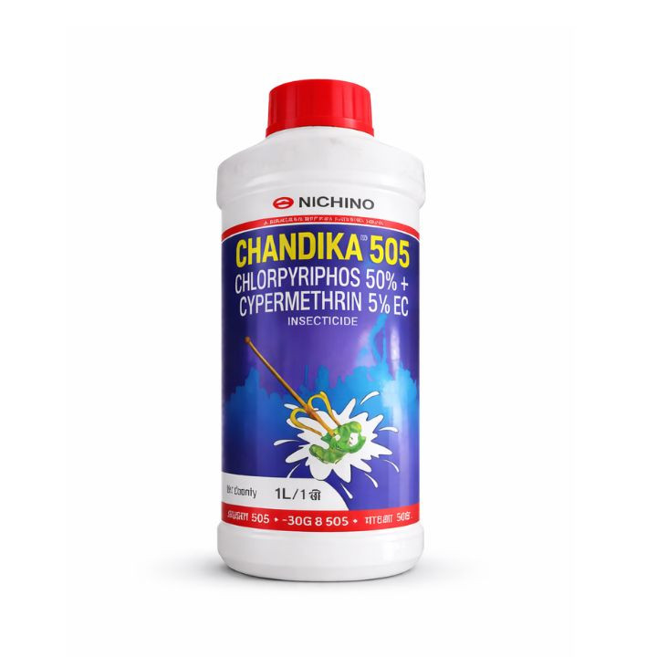 Nichino Chandika 505 Chlorpyriphos 50% + Cypermethrin 5% EC Insecticide