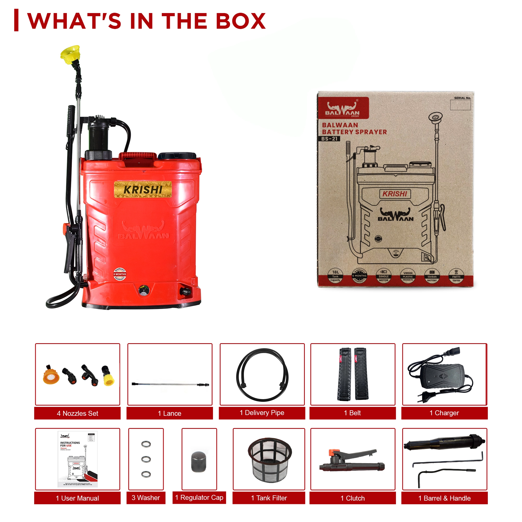 Balwaan BS 21 Battery Sprayer (2in1) – thumb