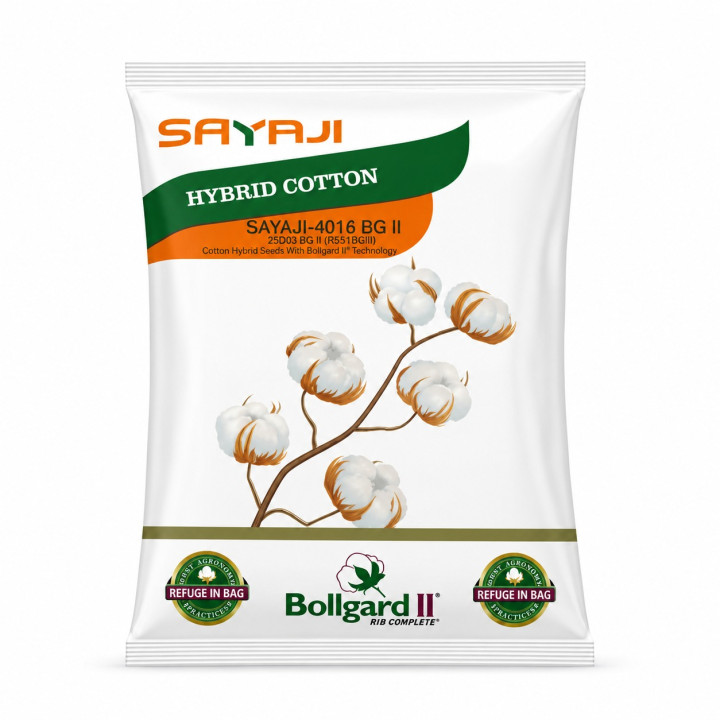 Sayaji 4016 BG-II Hybrid Cotton Seeds
