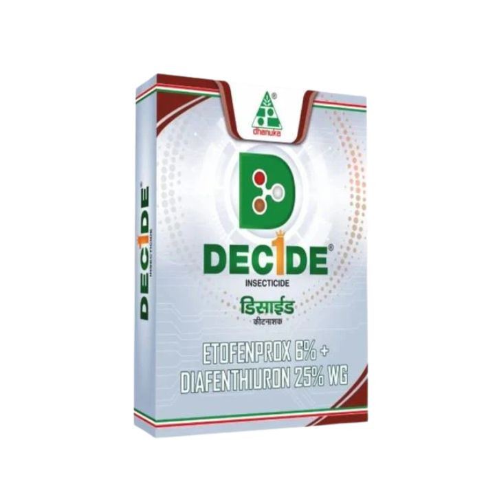 Dhanuka Decide Etofenprox 6% + Diafenthiuron 25% WG Insecticide
