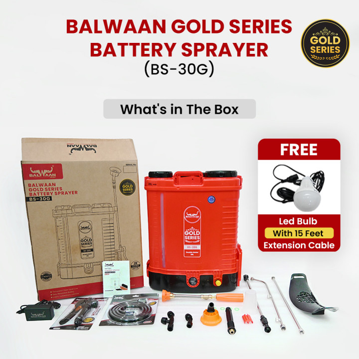 Balwaan Gold Series BS-30G Double Motor Battery Sprayer – thumb
