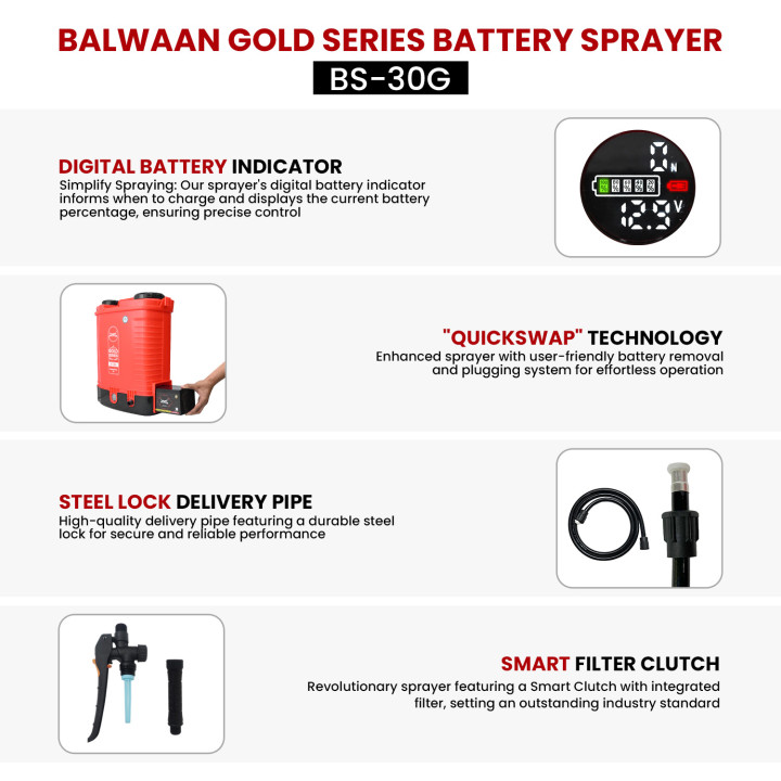 Balwaan Gold Series BS-30G Double Motor Battery Sprayer – thumb