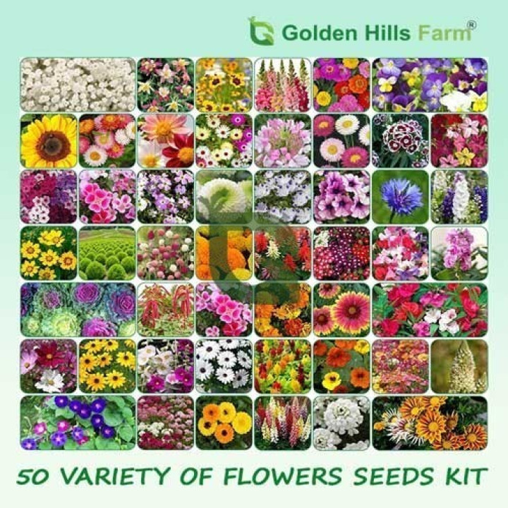 50 Varieties of Flower Seed Kits