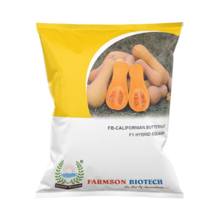 Farmson Biotech Californian Butternut F1 Hybrid Squash Seeds