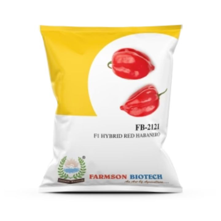 Farmson biotech fb-2121 habanero red chilli seeds
