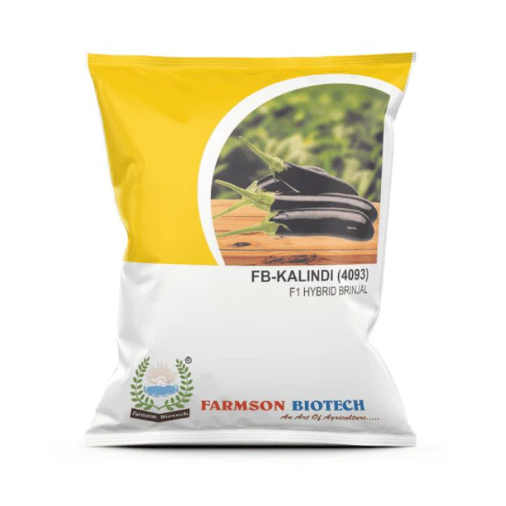 Farmson biotech fb-kalindi 4093 f1 hybrid brinjal seeds