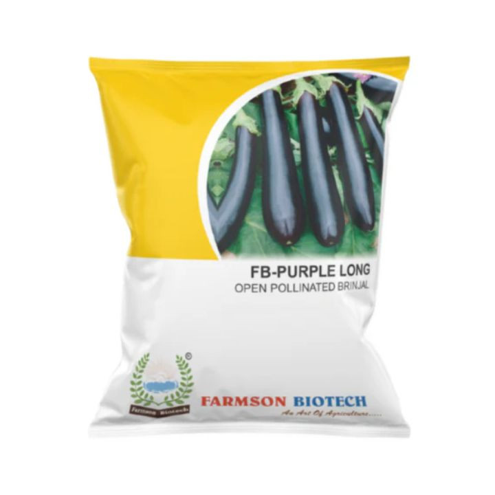 Farmson biotech fb-purple long opv brinjal seeds