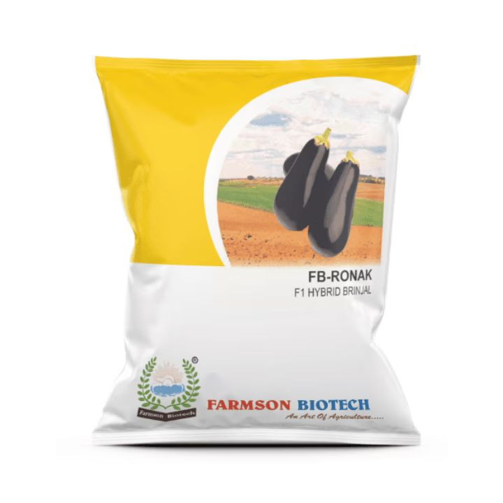 Farmson biotech fb-ronak 4140 f1 hybrid brinjal seeds